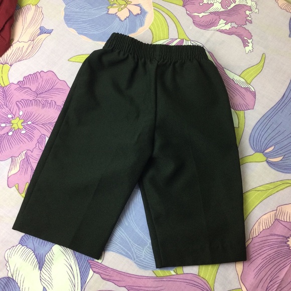 Like New TFW Baby Boy Suit 4 Pz Black & Burgundy - Picture 7 of 8